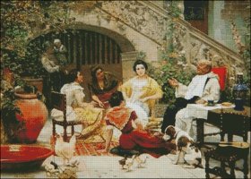 (image for) A Social Gathering on the Patio - Large