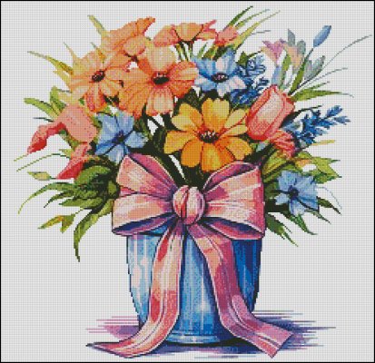(image for) Flowers in Blue Vase