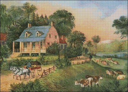 (image for) American Homestead Summer - Large - Click Image to Close