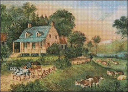 (image for) American Homestead Summer - Click Image to Close