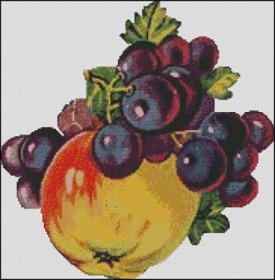 (image for) Apple and Grapes - Click Image to Close