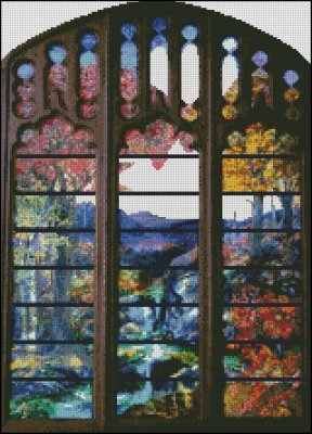 (image for) Autumn Window - Medium Large - Click Image to Close