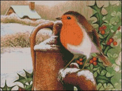 (image for) Bird and Holly - Click Image to Close