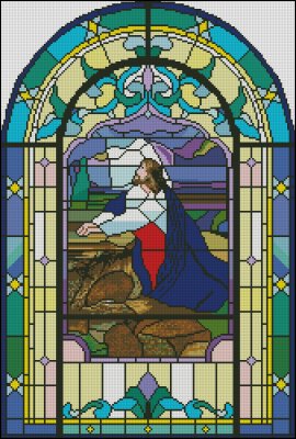 (image for) Christ in the Garden of Gethsemane - Medium Large - Click Image to Close