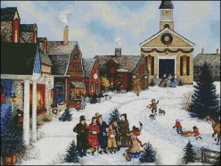 (image for) Christmas in the Village - Medium Large - Click Image to Close