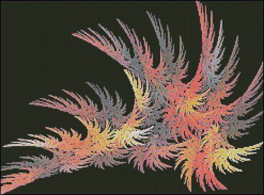 (image for) Fractal Feathers - Medium Large - Click Image to Close