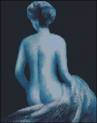 (image for) Seated Blue Nude - Click Image to Close