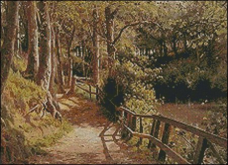 (image for) The Forest Path - Medium Large - Click Image to Close