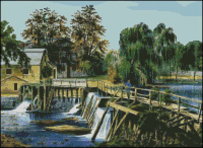 (image for) The Old Mill Pond - Click Image to Close